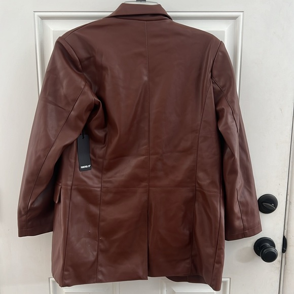 NWT Forever 21 Chocolate Jacket/Blazer - Picture 6 of 6